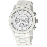 Michael Kors Runway White Chrono Unisex Watch MK8108 - BigDaddy Watches