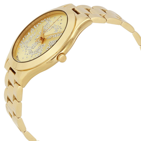 Michael Kors Slim Runway Gold Dial Ladies Watch MK3590 - BigDaddy Watches #2