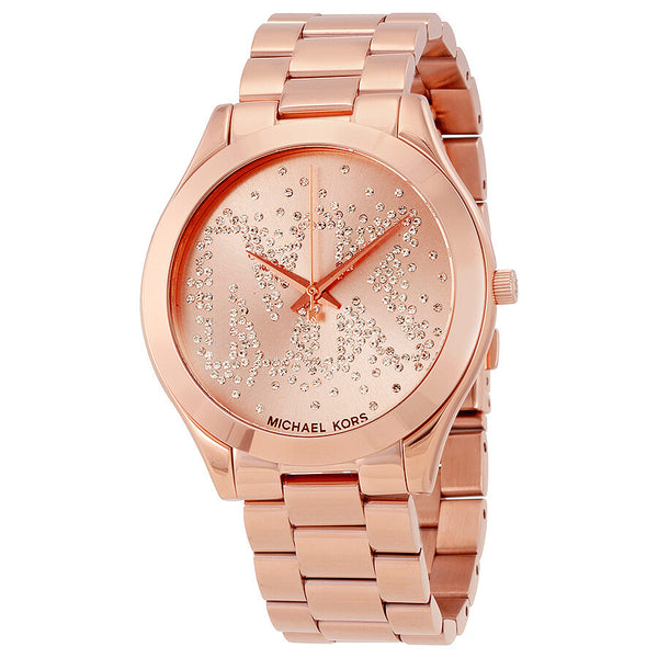 Michael Kors Slim Runway Rose Gold Tone Dial Ladies Watch MK3591 - BigDaddy Watches