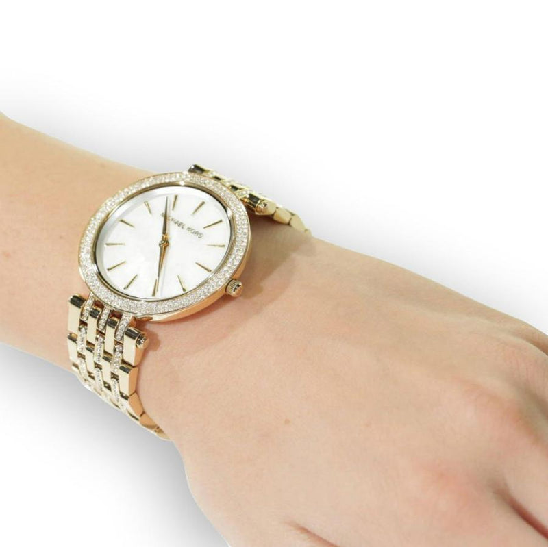 Michael Kors WatchesDarci Gold-tone Stainless Steel Ladies Watch MK3219 Water resistance: 50 meters / 165 feet Movement: Quartz  