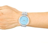 Michael Kors Darci Turquoise Mother Of Pearl Dial Ladies Watch MK3515