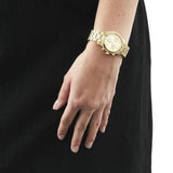 Michael Kors Chronograph Gold-tone Stainless Steel Ladies Watch MK5384