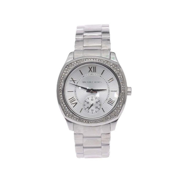 Michael Kors Bryn Crystal Paved Silver Ladies Watch MK6133