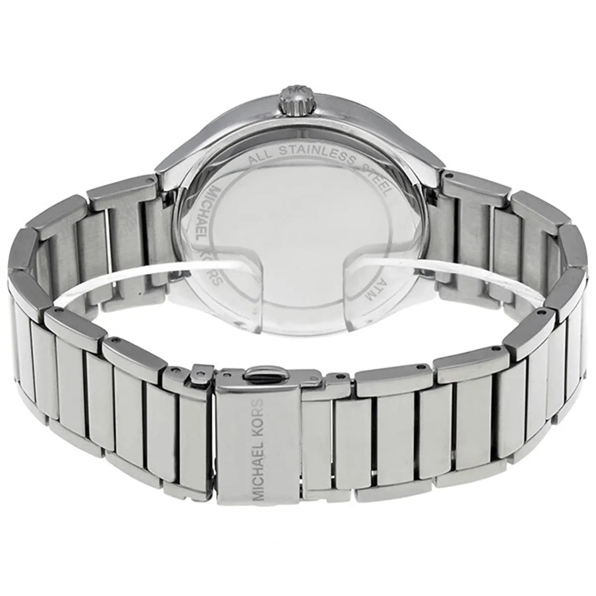 Michael Kors Kerry Pavé Chambray Blue MOP Dial Silver Women's Watch - MK3395