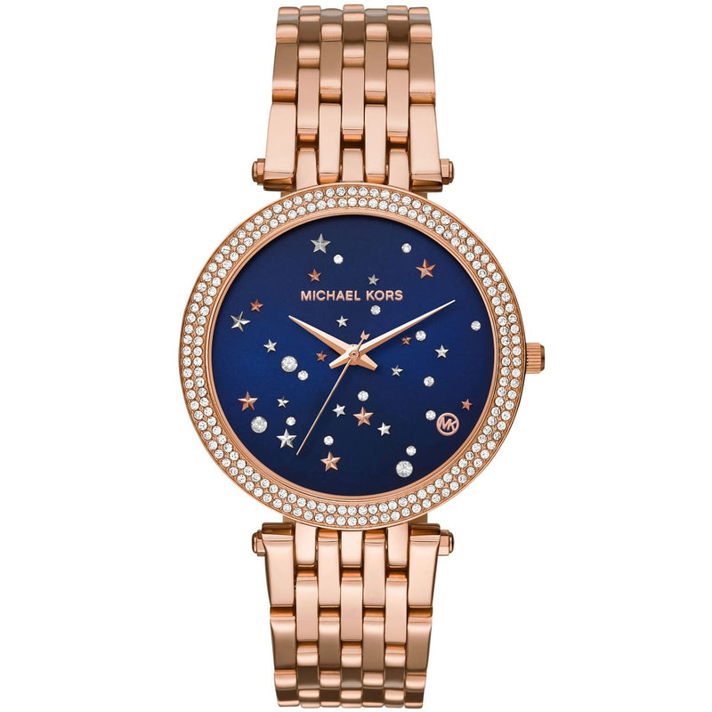 Michael Kors Rose Gold Darci Blue Dial Women's Watch  MK3728 - Big Daddy Watches