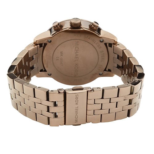 Michael Kors Ritz Chronograph Brown Dial Ladies Watch MK5547