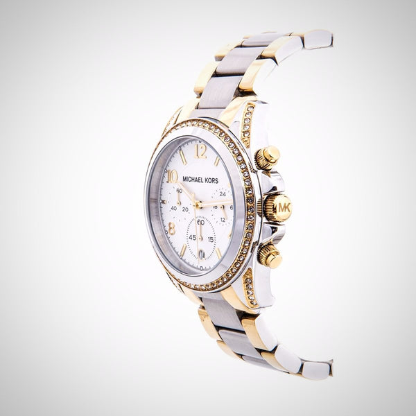 Michael Kors Blair Chronograph Dial Two-tone Ladies Watch MK5685