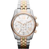 Michael Kors Lexington Chronograph Tri-Tone Watch MK5735