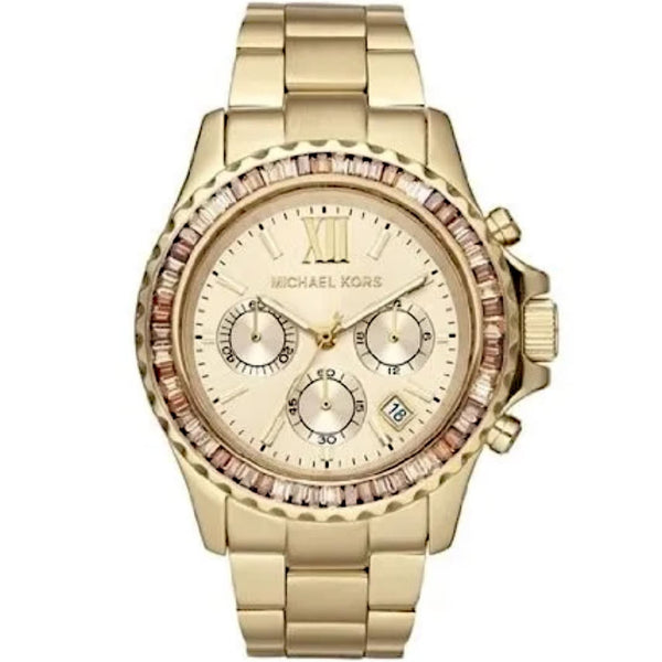 Michael Kors Everest Gold Chronograph Women's Watch  MK5849 - Big Daddy Watches