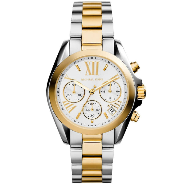 Michael Kors Bradshaw Chronograph Two Tone Women's Watch  MK5974 - Big Daddy Watches