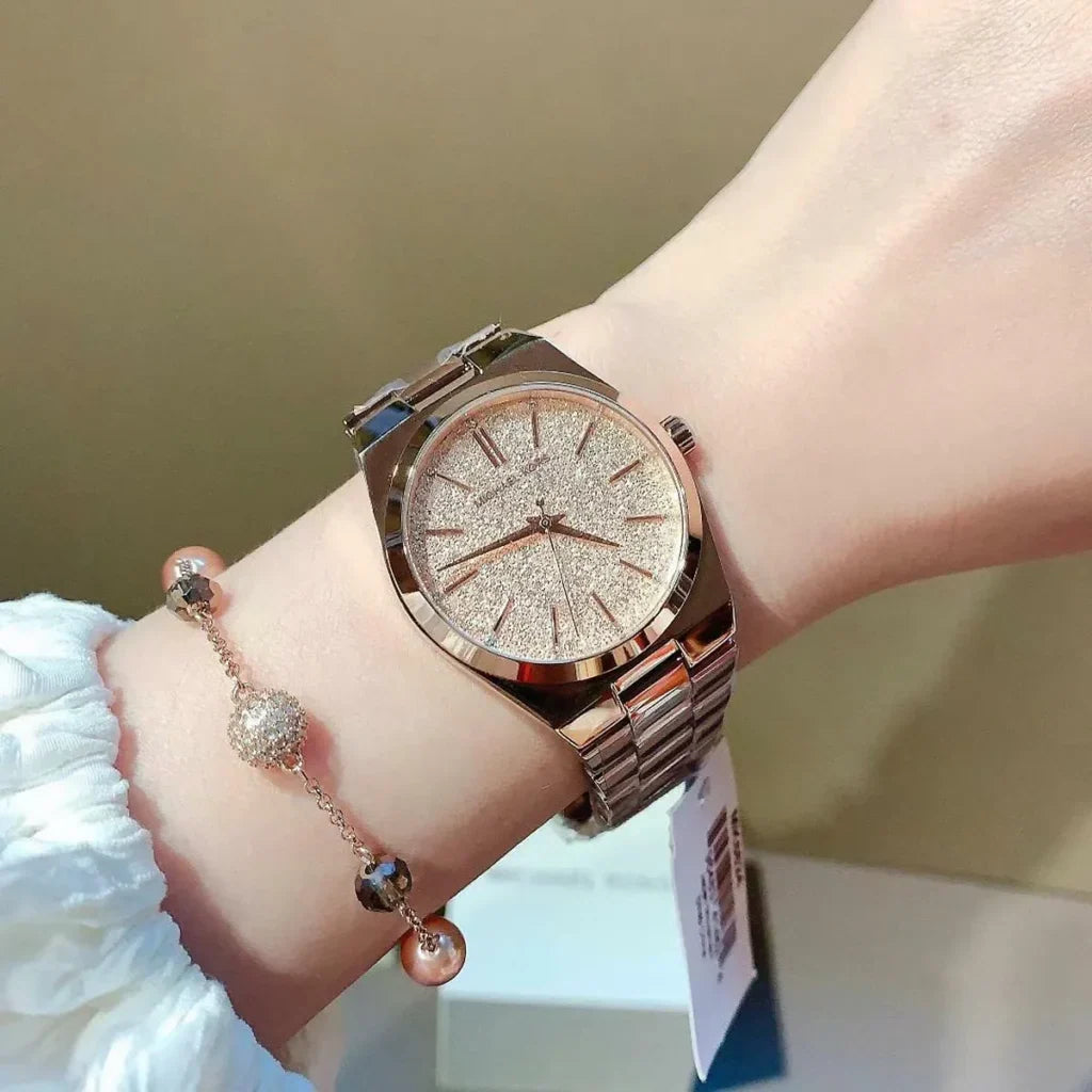 Michael Kors Channing Rose Gold Women's Watch - MK6624