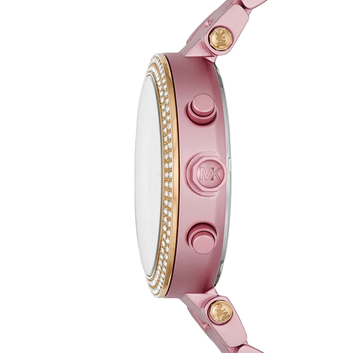 Michael Kors Parker Chronograph in Pink Aluminum Women's Watch - MK6806