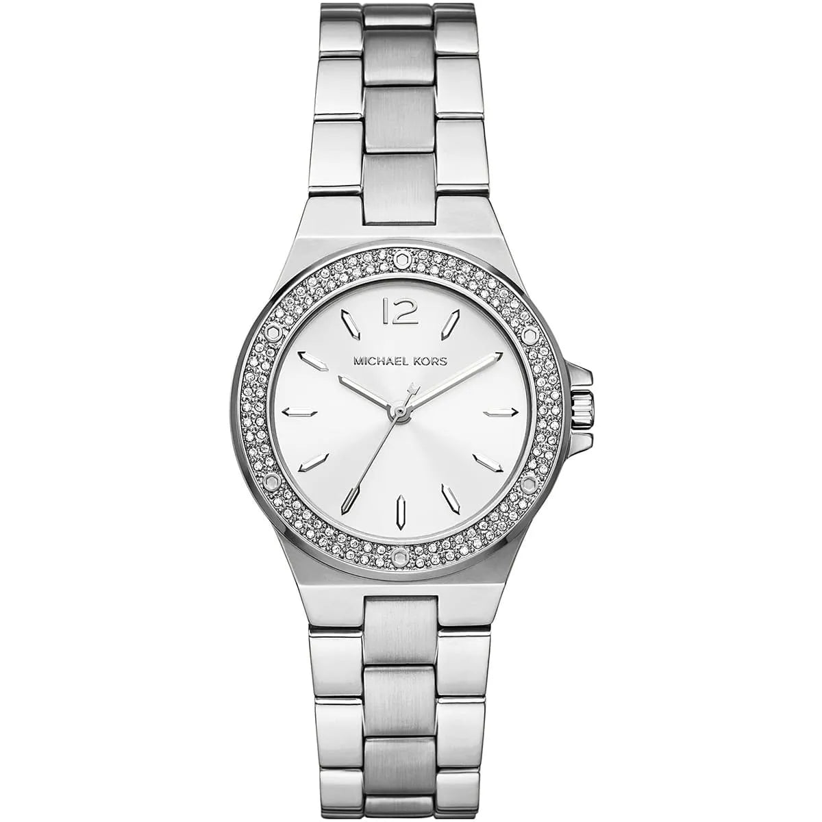 Michael Kors Mini Lennox Pavé Silver-Tone Women's Watch - MK7280