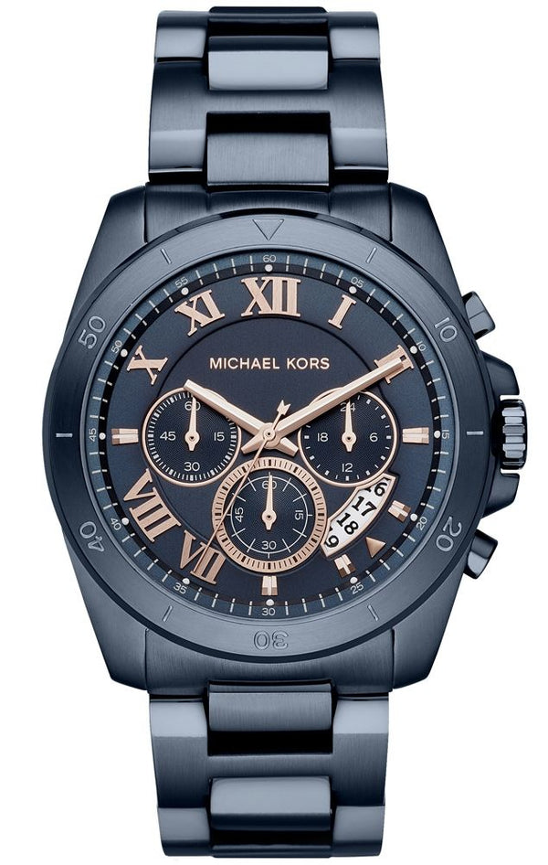 Michael Kors Brecken Blue Chronograph Men's Watch  MK8610 - Big Daddy Watches