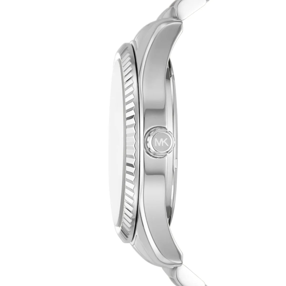 Michael Kors Lexington MK8946 watch right side profile with crown detail