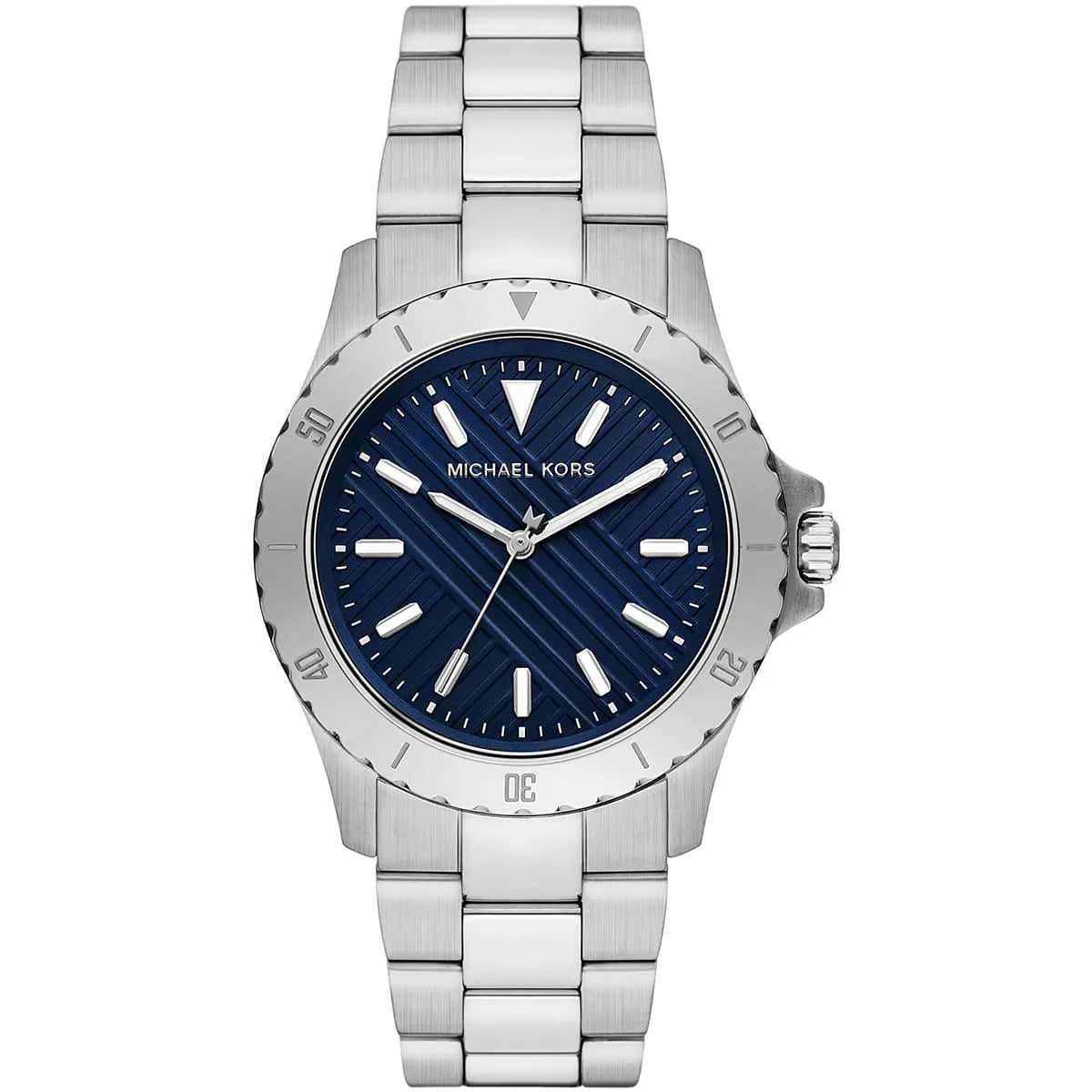 Michael Kors Everest Blue Dial Silver Men's Watch - MK9079