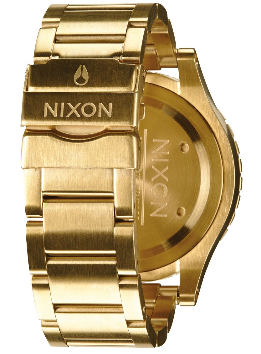 Nixon 48-20 Chrono Gold Tone Dial Men's Watch A486-502 (Defect)