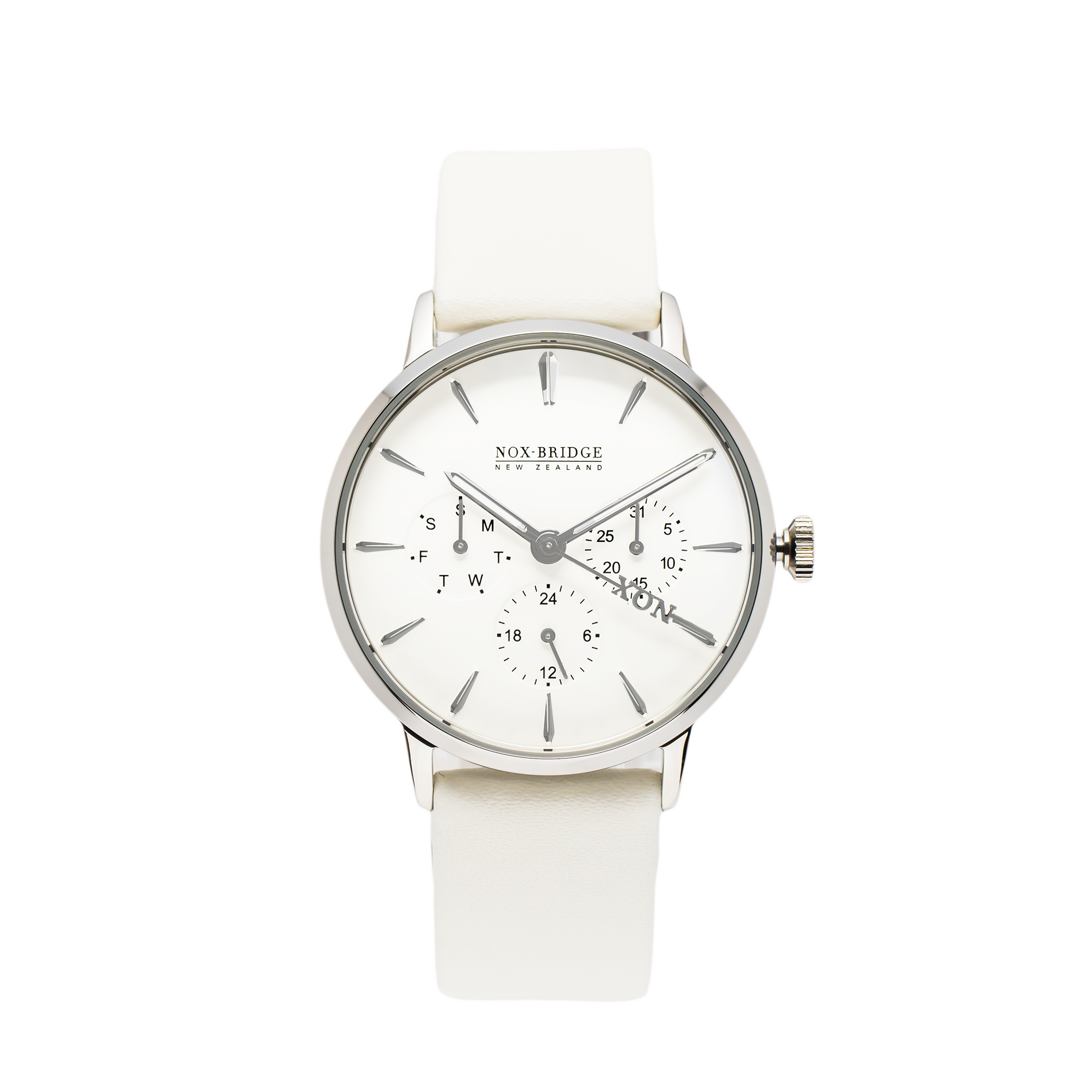 Noxbridge Classic Meissa Silver 36MM MS36 (Damaged Strap - Defect)
