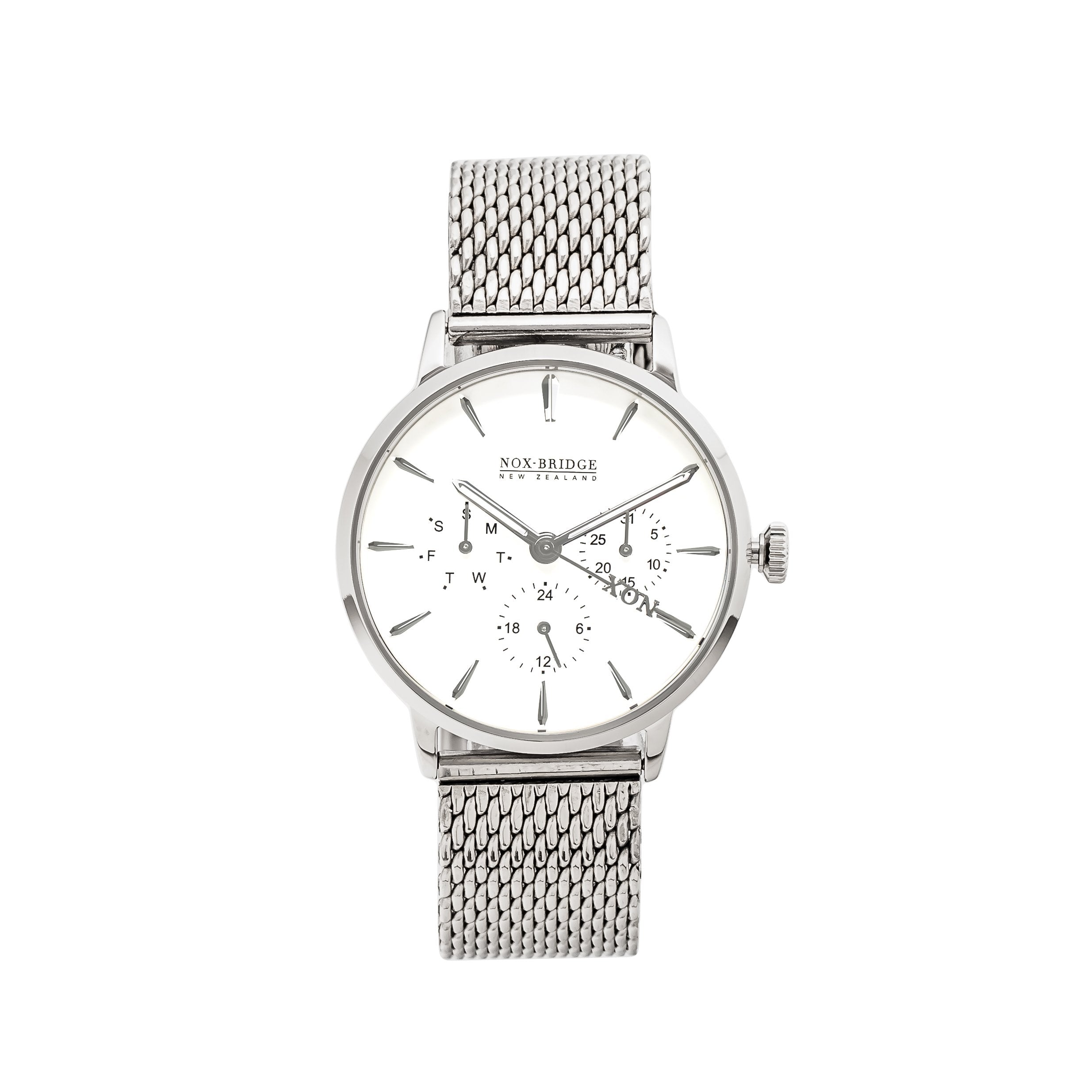NOX-BRIDGE Supreme Pegasus Silver 36MM  PEG36 - The Watches Men & CO