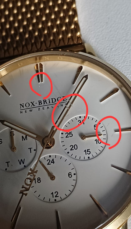 Noxbridge Supreme Vela Gold 41MM VELA41 (Defect)