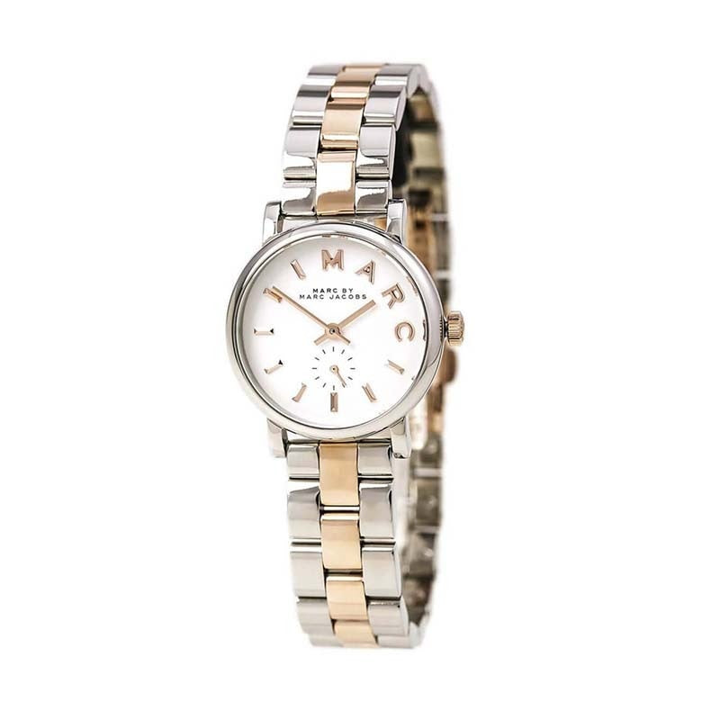 Marc by Marc Jacobs Baker White Dial Ladies Watch MBM3331