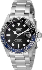 Invicta Pro Diver Quartz Black Dial Batman Bezel Watch 33258