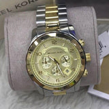 Michael Kors Runway Chronograph Dial Two-tone Men's Watch MK8098