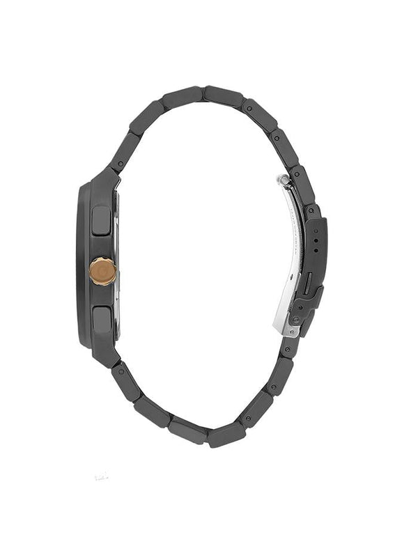 Quantum Gun Metal Analog Stainless Steel Strap Men's Watch ADG1032.070