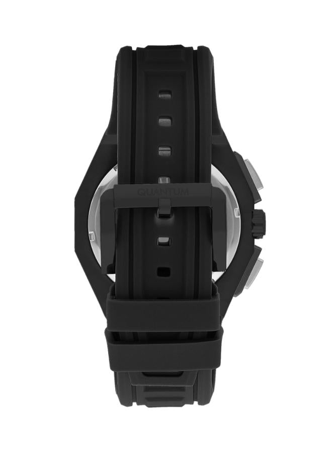 Quantum All Black Chronograph Date Display Watch PWG1078.651