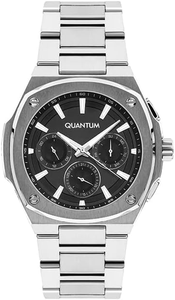 Quantum Quartz Movement Multi Function Display and Metal Strap Men's Watch ADG1032.350