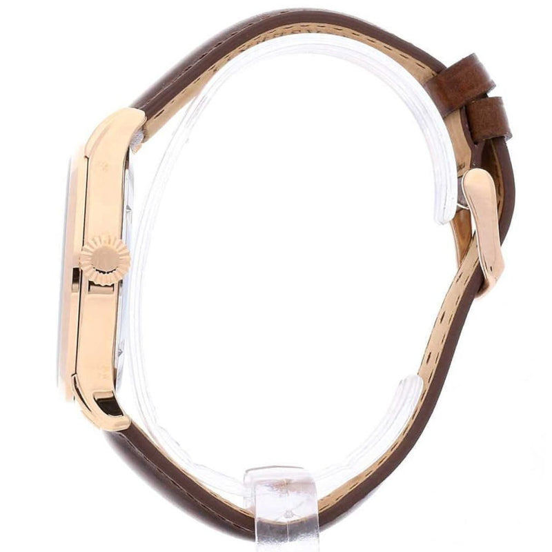 Maserati Epoca Blue Dial Leather Strap Brown Color Men's Watch R8851118001