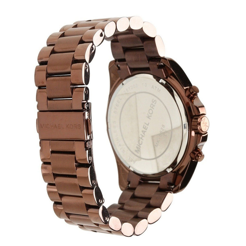 Michael Kors Bradshaw Chronograph Espresso Dial Unisex Watch MK5628 Water resistance: 100 meters / 330 feet Movement: Quartz  