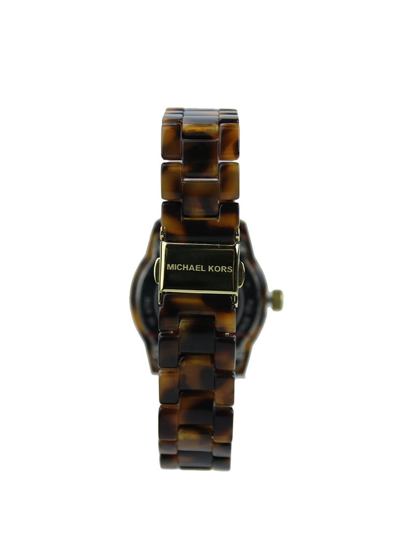 Michael Kors Brown Dial Tortoise Acrylic Ladies Watch MK5399