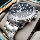 Fossil Pilot 54 Chronograph Black Dial Men's Watch FS5141