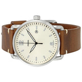 Fossil Commuter Cream Dial Brown Leather Men's Watch FS5275