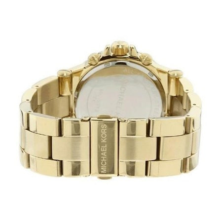 Michael Kors Bel Aire Chronograph Gold Dial Watch MK5463