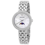 Emporio Armani Rosa Quartz Crystal Mother of Pearl Dial Ladies Watch AR11461 (DEFECT)