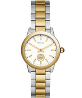 Tory Burch Collins Petite Yellow Gold-Tone and Stainless Steel Women's Watch TBW1306 - Image 1