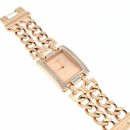 Guess Heavy Metal Rose Gold Crystal Dial Women's Watch W0072L3 - Big Daddy Watches #2