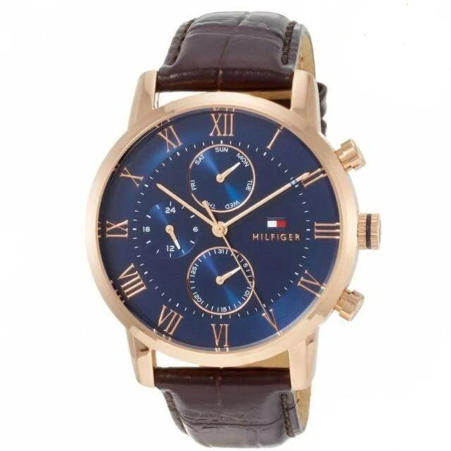 Tommy Hilfiger Chronograph Blue Dial Men's Watch 1791399 (Defect)