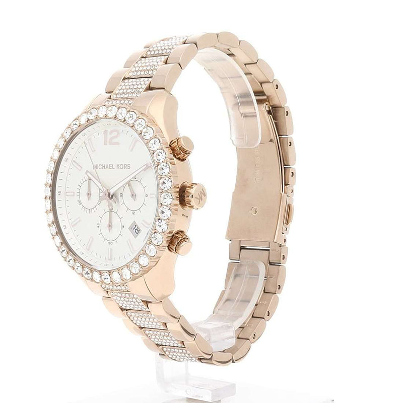 Michael Kors Layton Pavé Rose Gold Ladies Watch MK6791