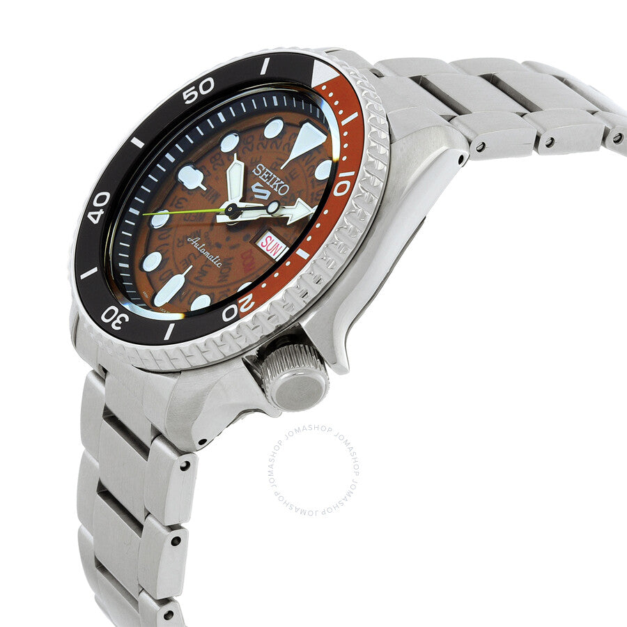 Seiko 5 Sports Automatic Brown Dial Men's Watch SRPJ47K1