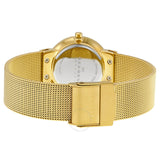 Skagen Freja Silver Dial Gold-plated Mesh Ladies Watch 358SGGD