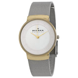 Skagen Klassik White Dial Silver Ladies Watch SKW2076