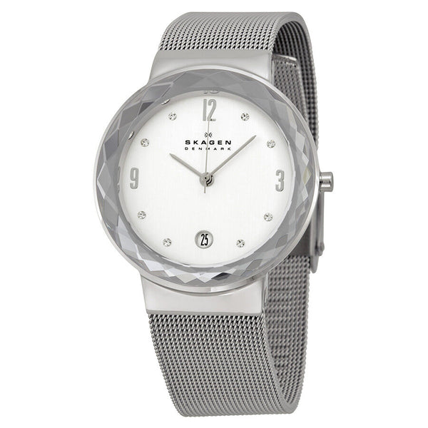 Skagen Leonora Silver Dial Ladies Watch SKW2004 (Defect)