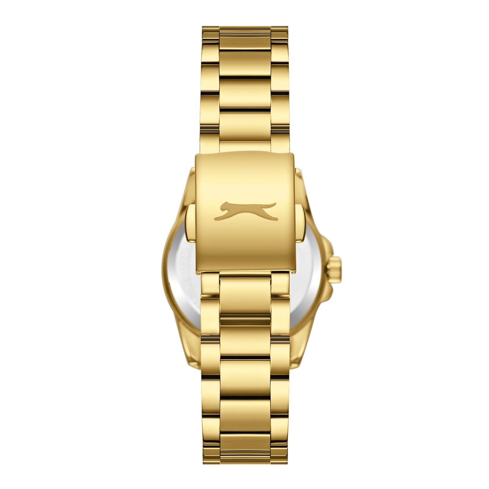 Slazenger Classic Crystals Silver Dial Gold Watch - SL.09.2594.3.130