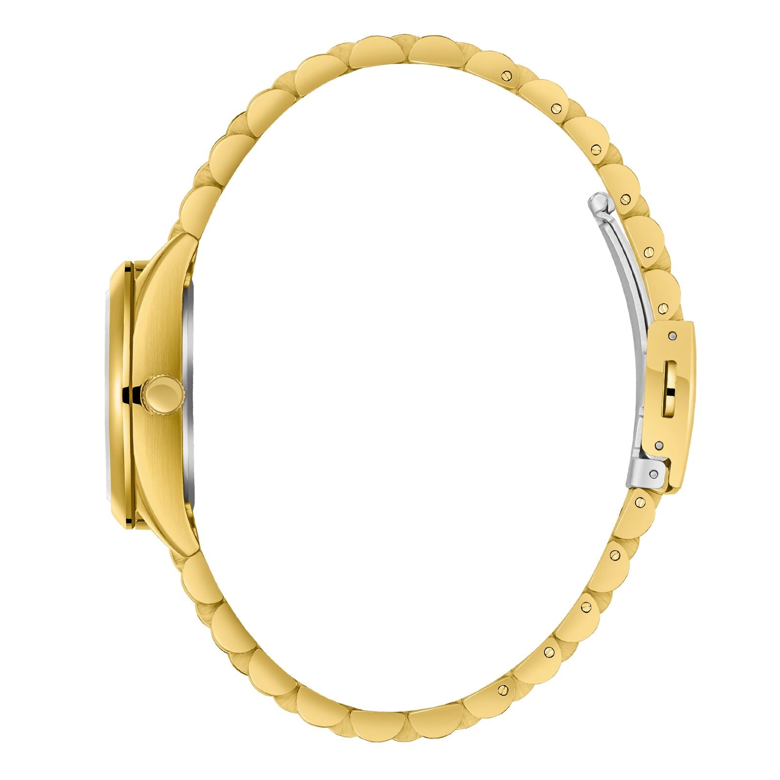 Slazenger Classic Date Window White Dial Gold Watch - SL.09.2473.3.02