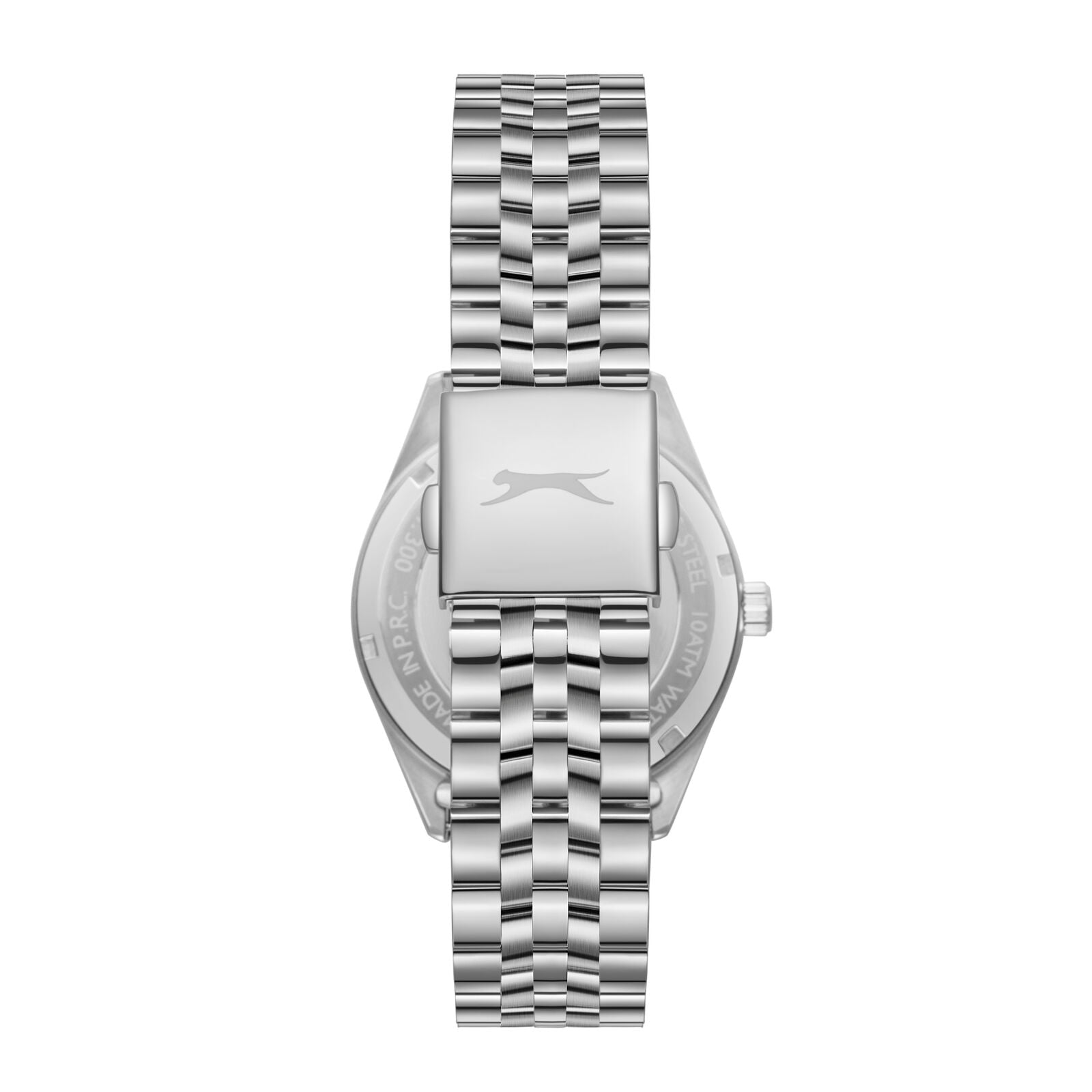 Slazenger Heritage Day Date Window Dark Green Dial Silver Watch - SL.09.2580.1.370