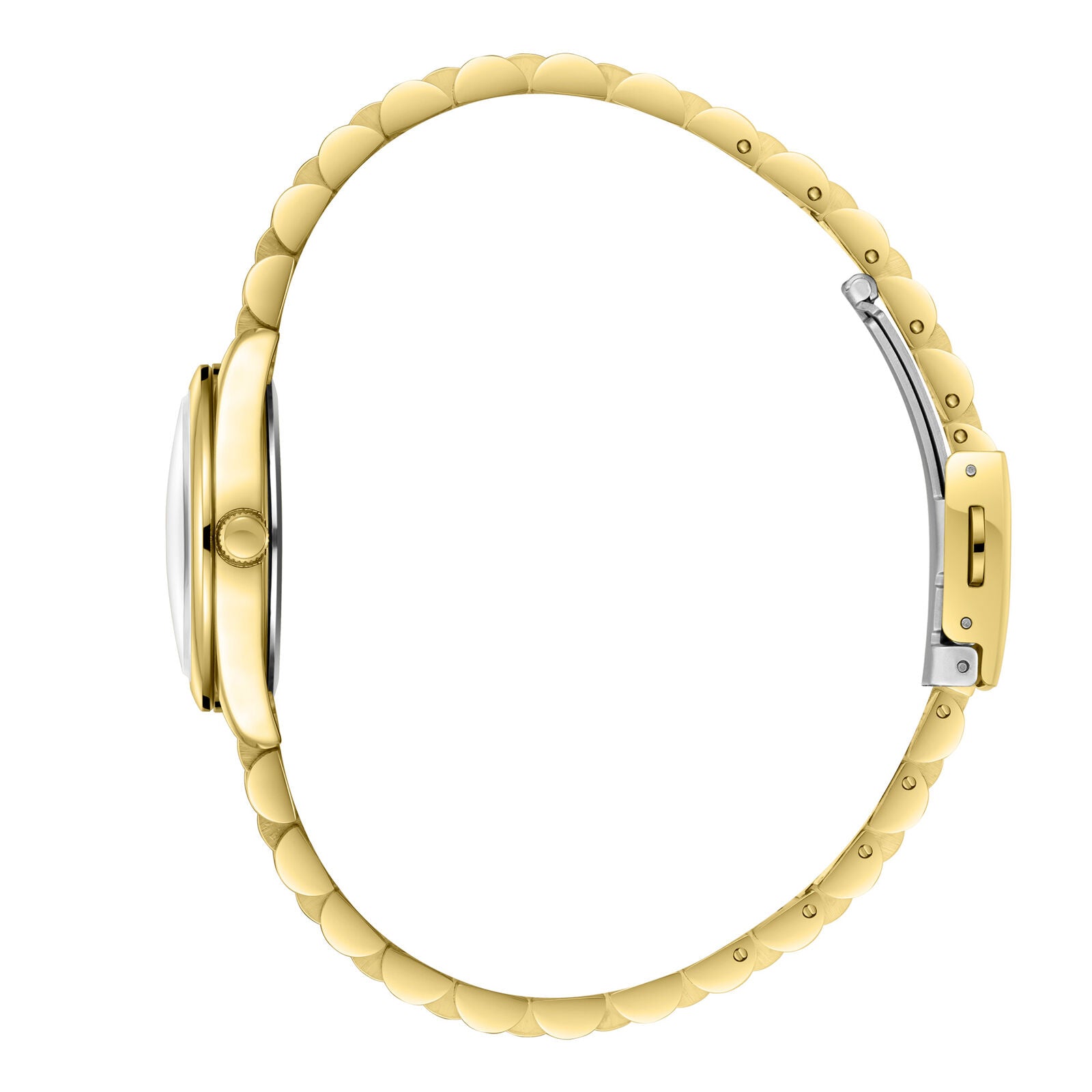 Slazenger Roman Numeral Silver Dial Gold Watch - SL.09.2591.3.130