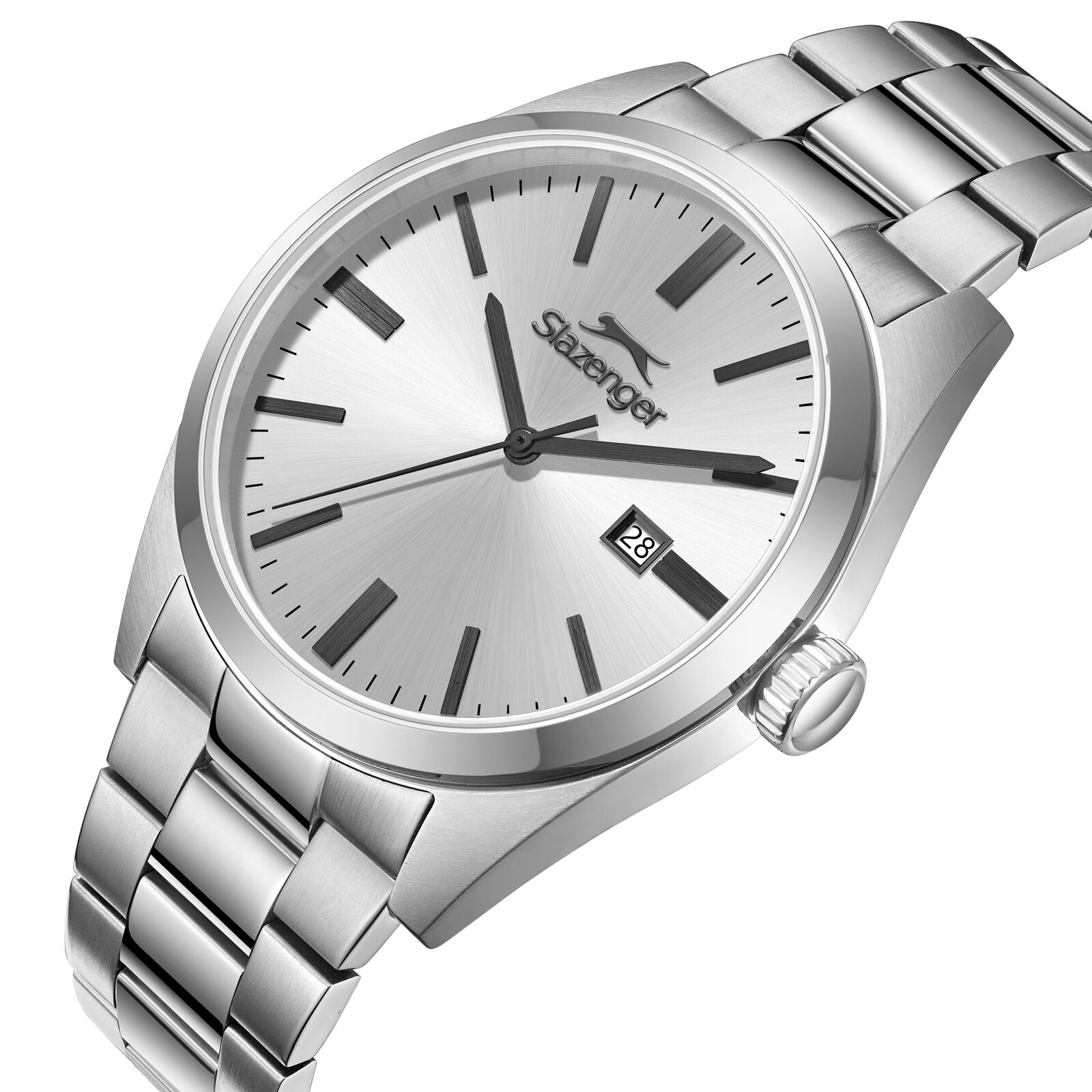 Slazenger Classic Date Window Silver Watch - SL.09.2477.1.05